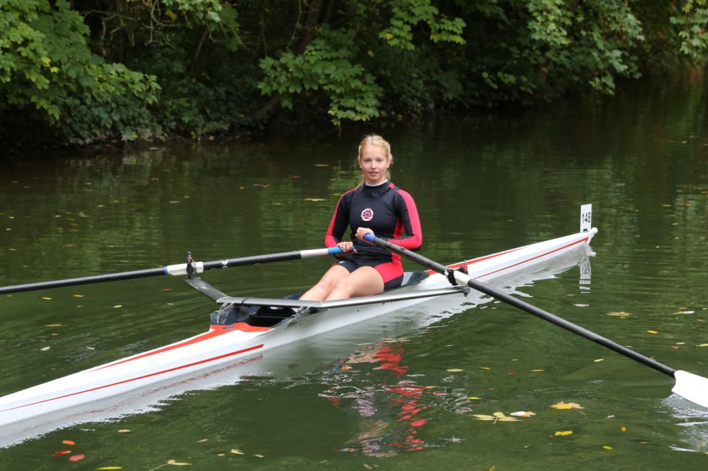 Clara Lingener im Juniorinnen-Einer B